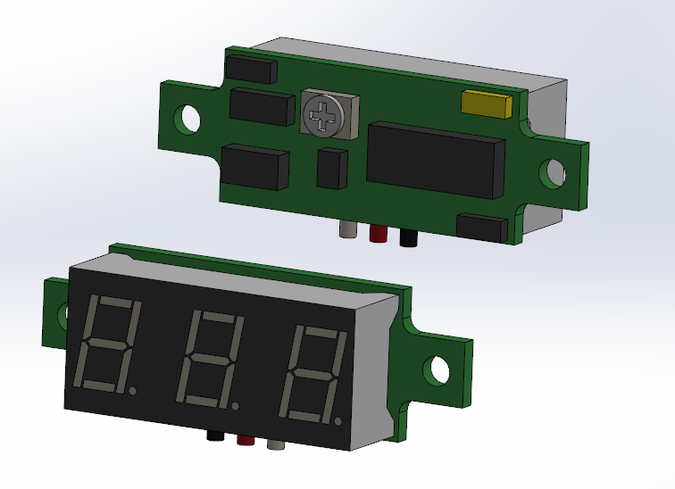 LED DC 0-100V数字电压表面板表